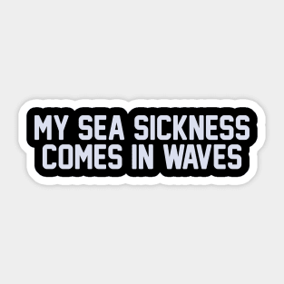 Sea Sickness Sticker